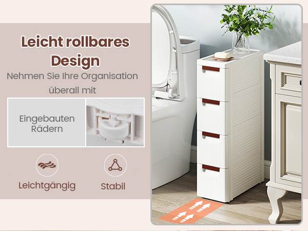 Vielseitiger Rollcontainer