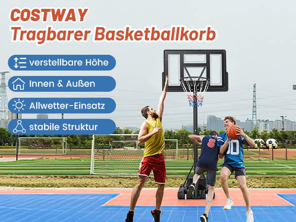 Höhenverstellbarer Ballkorb