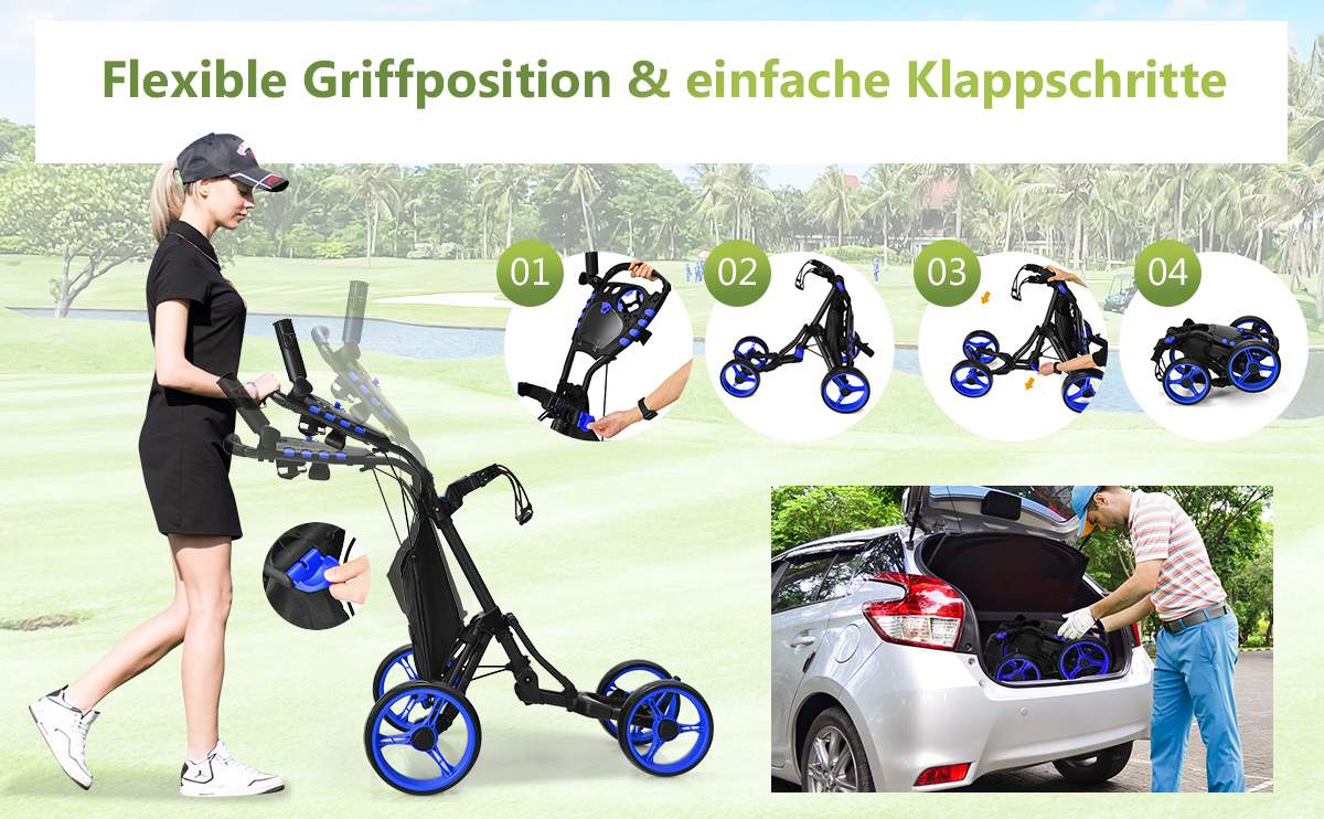Faltbarer Golfwagen