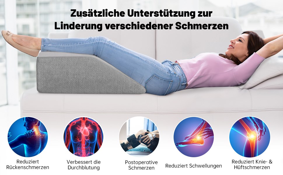 4 cm rückstellschaum kissen zur linderung von rücken-