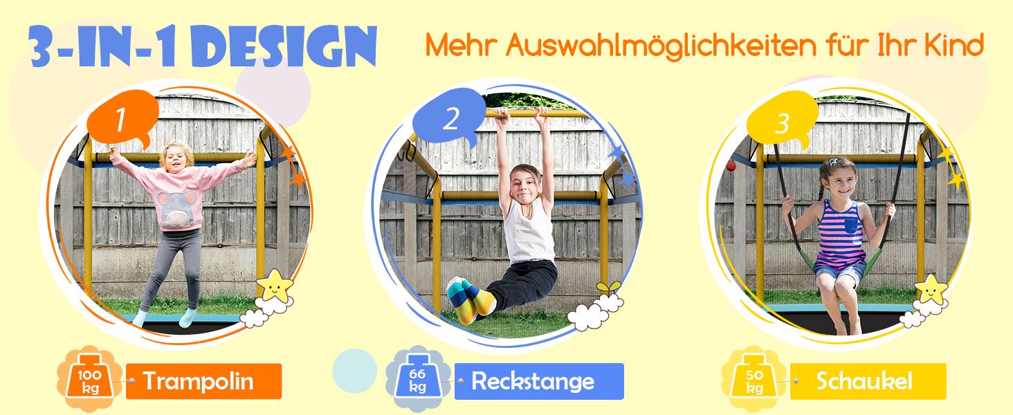rechteckiges trampolin