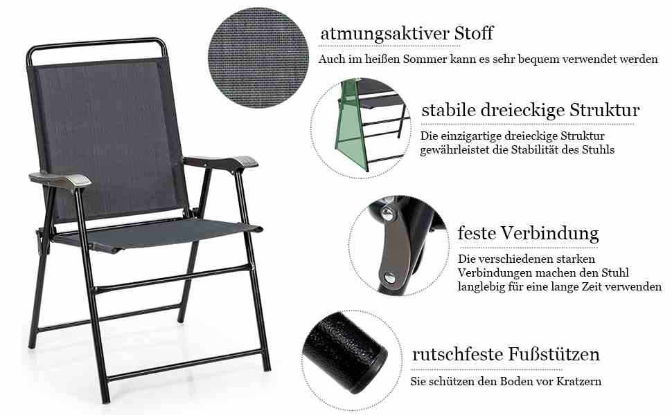 Praktischer Klappstuhl