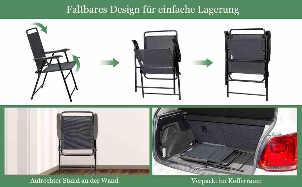 Praktischer Klappstuhl