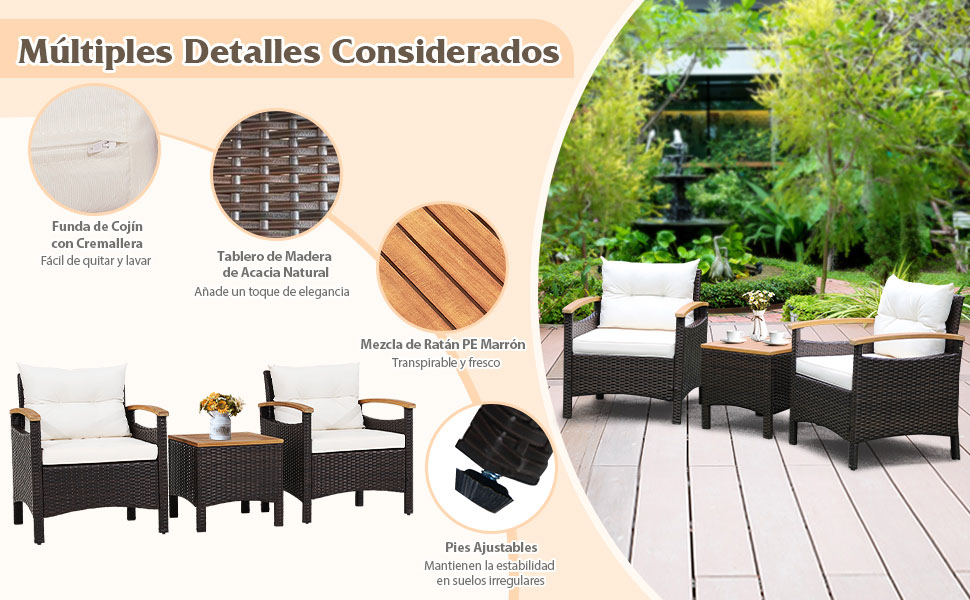Muebles de jardín