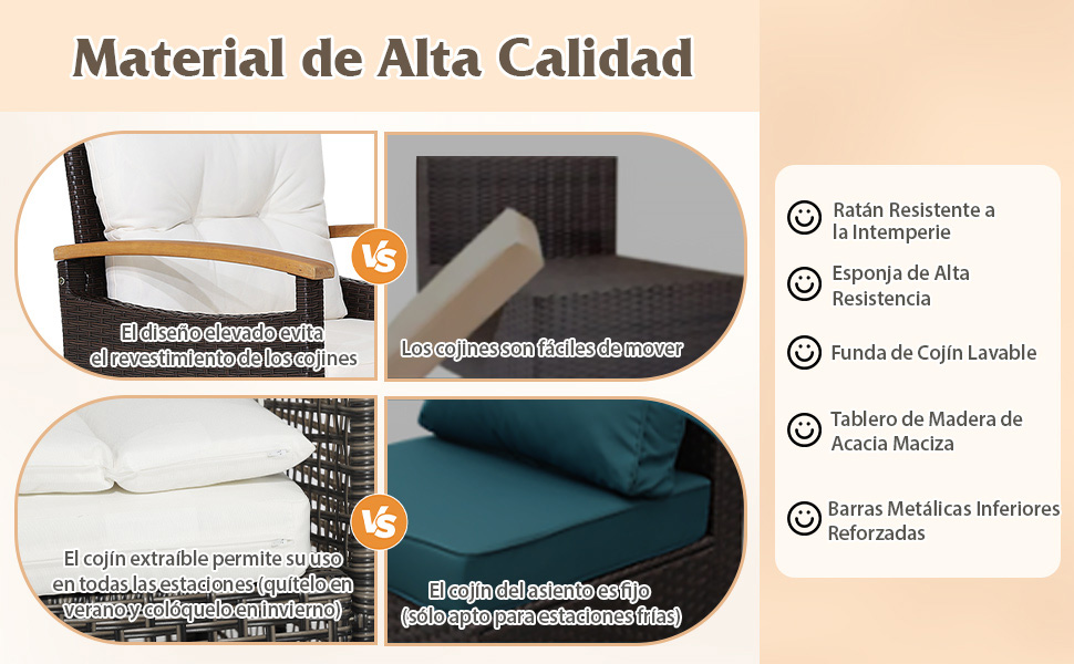 Juego de exterior 3 piezas
