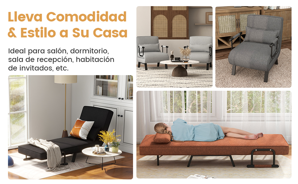 sofá cama convertible
