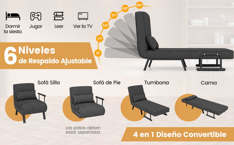 silla de dormir