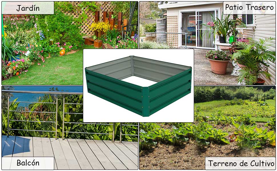 Mesa de cultivo alta