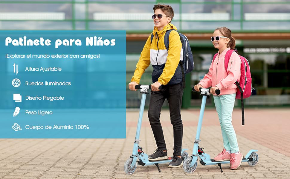 patinete plegable para niños