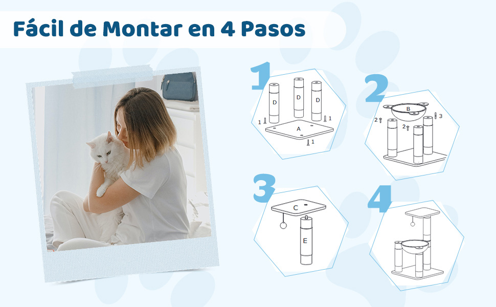 Estructura para gatos