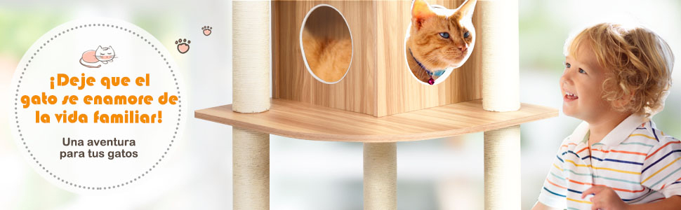 Refugio para gatos con cojín