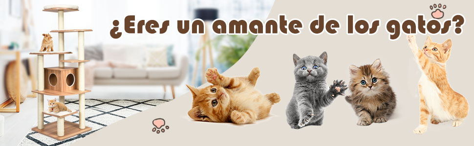 Poste de escalada para gatos