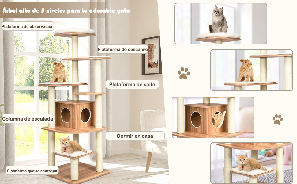 Tejido afelpado para gatos