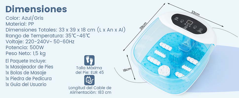bañera de spa para pies de pedicura