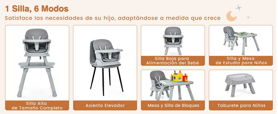 silla alta infantil