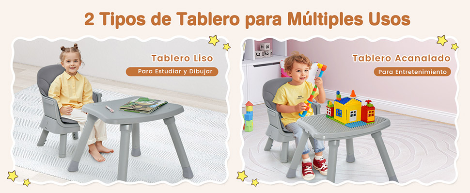 silla alta para bebés con bandeja desmontable