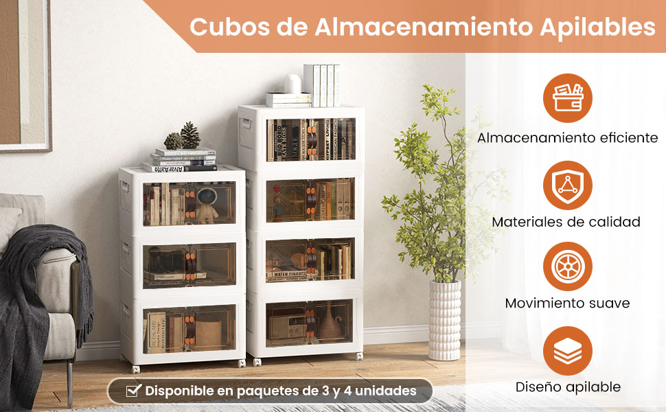Estante con ruedas