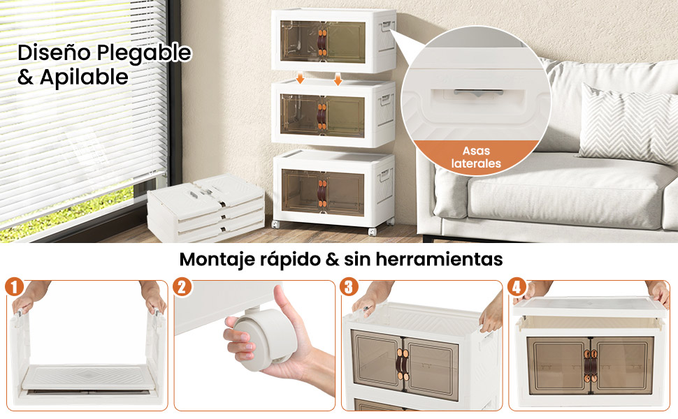 Mueble organizador plegable