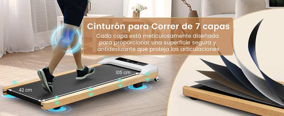 cinta de correr portátil para escritorio