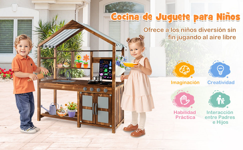 Cocina de barro exterior