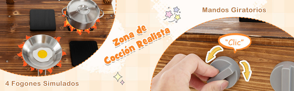 Cocina exterior infantil