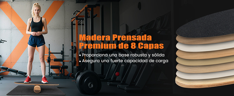 entrenador de tabla de equilibrio central