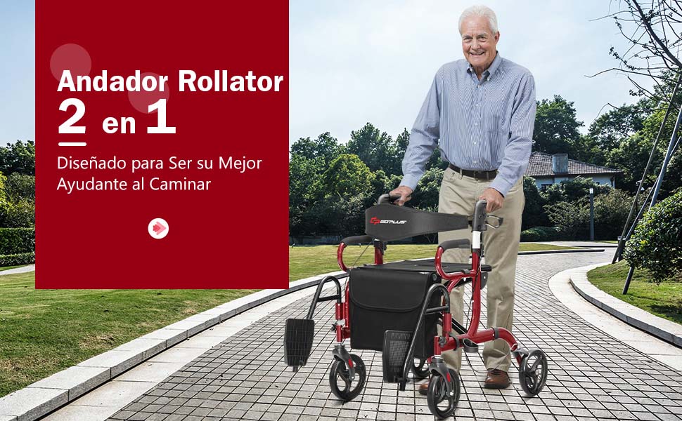 Andador 2 en 1 Plegable