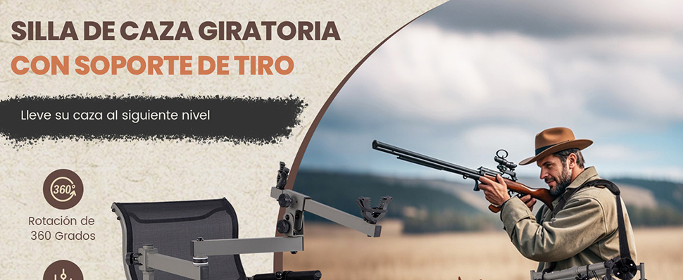 Silla de Caza Portátil Plegable