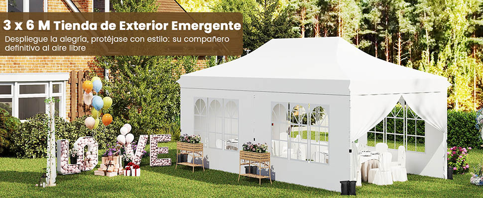 Toldo emergente grande