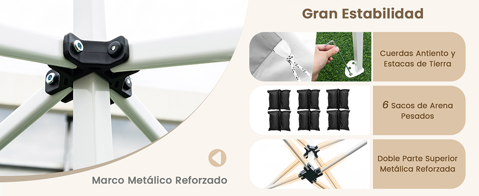 Pérgola emergente rápida