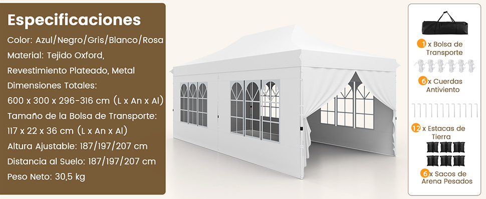 Toldo protección solar y lluvia