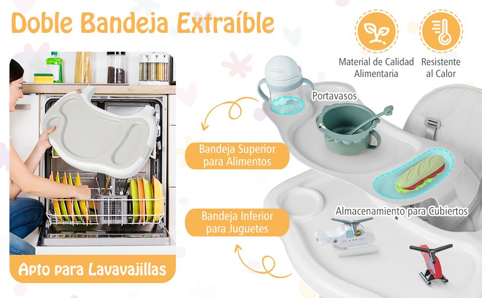 Silla de comedor para bebé