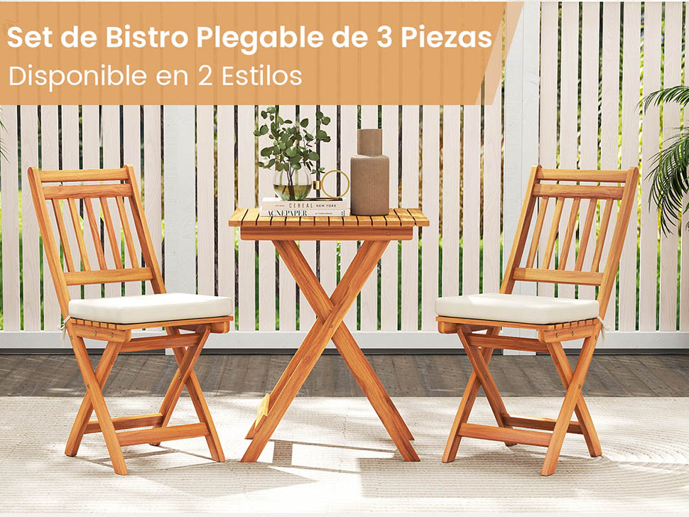 Juego de bistró exterior 