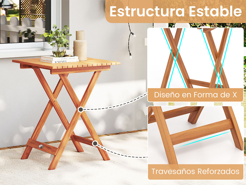 Mueble terraza plegable