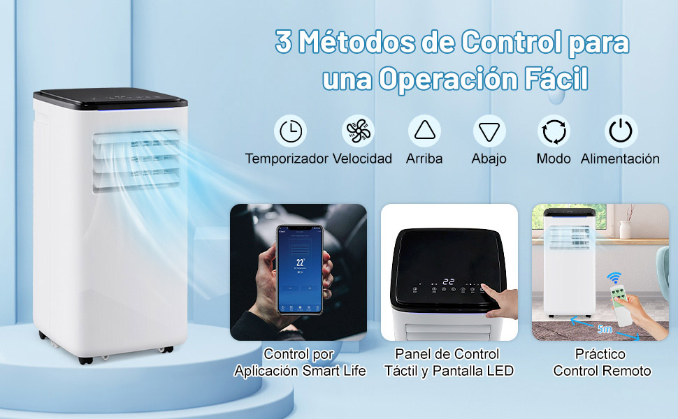 Climatizador portátil 4 en 1