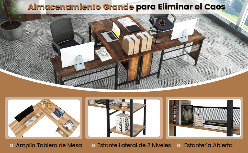 Mesa oficina en L