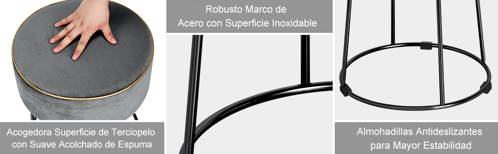 reposapiés acolchonado