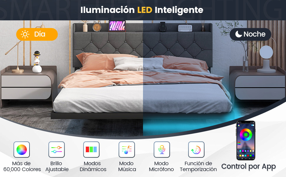 armazones de cama tamaño de 160 cm