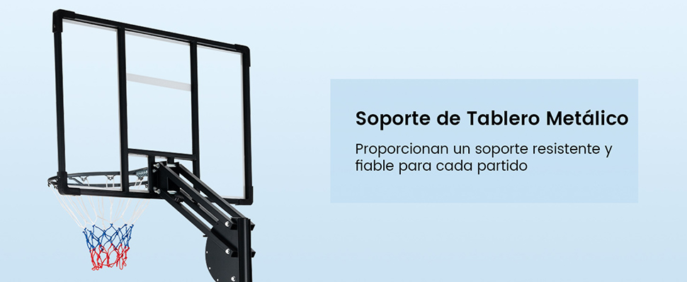 soporte de baloncesto con bolsa de pesas