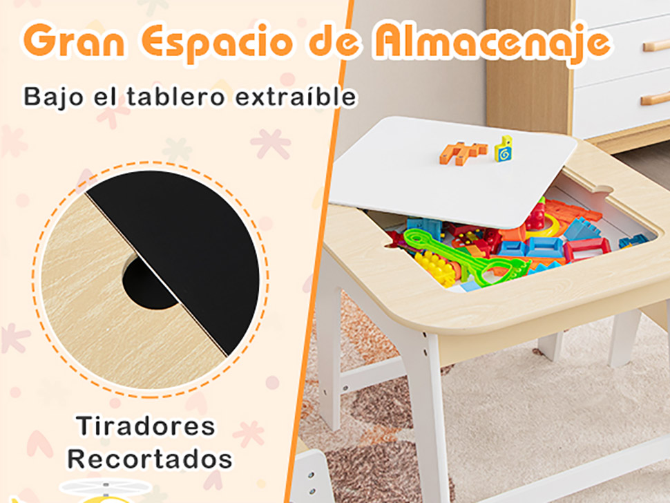 juego de muebles para niños de 3 piezas