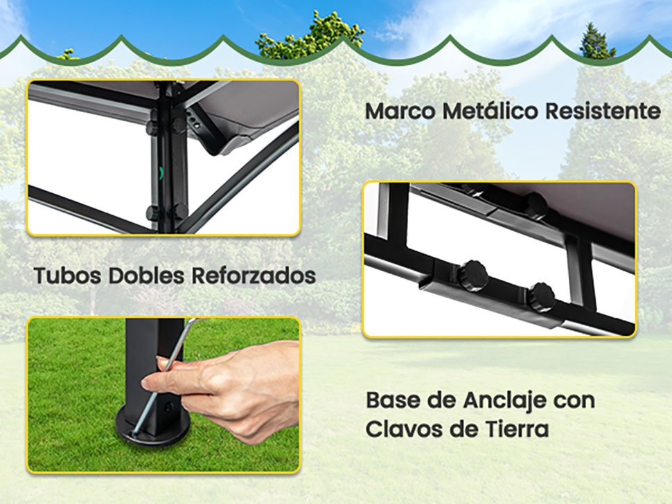 Gazebo para parrilla