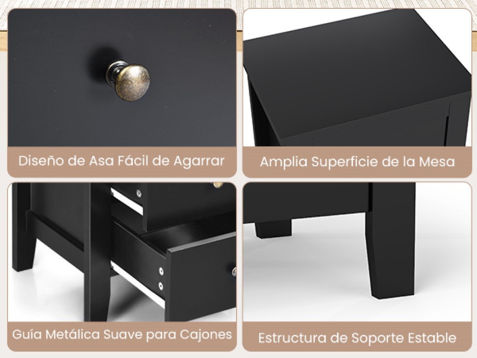 Mesa de noche para oficina