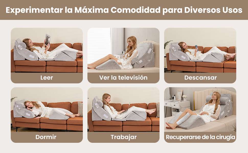 almohada de soporte para la espalda