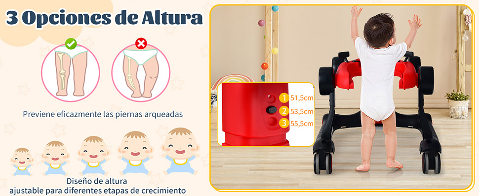andador y centro actividad para niños