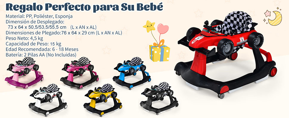 andador de empuje para niños