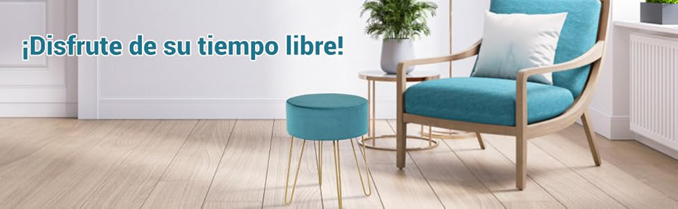 reposapiés de terciopelo