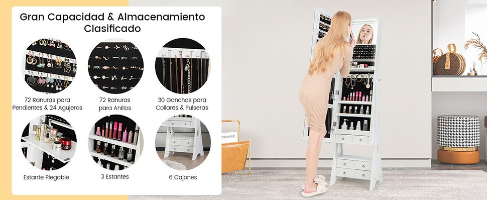 Mueble joyero multifuncional