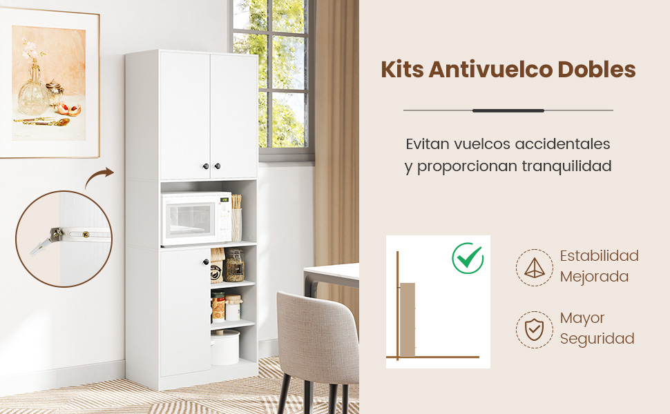 Mueble alto para microondas