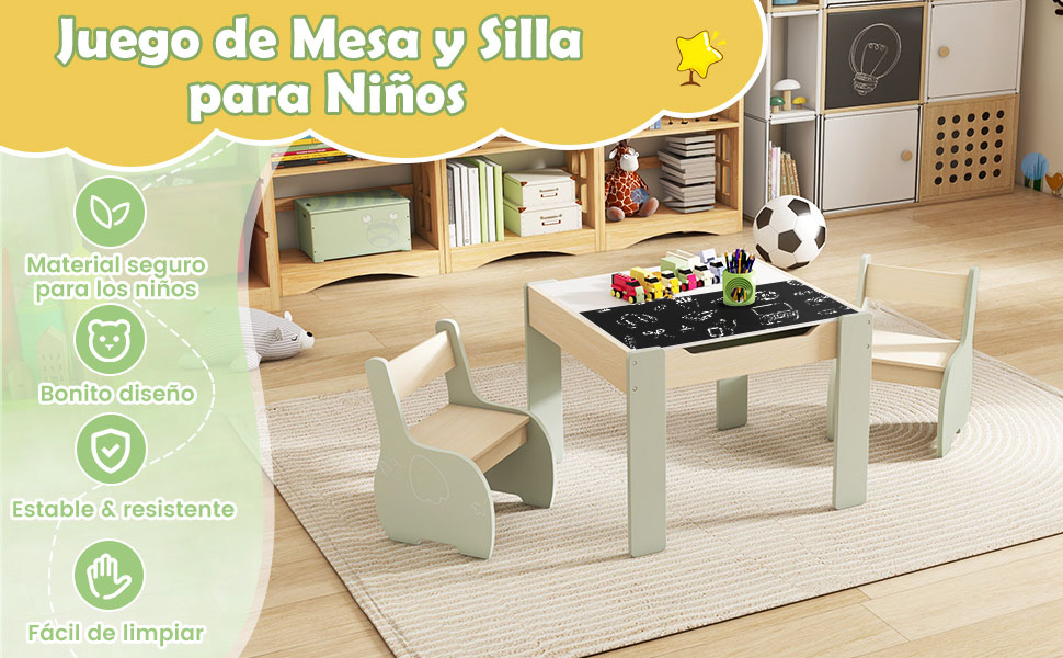 Mesa de actividades infantil