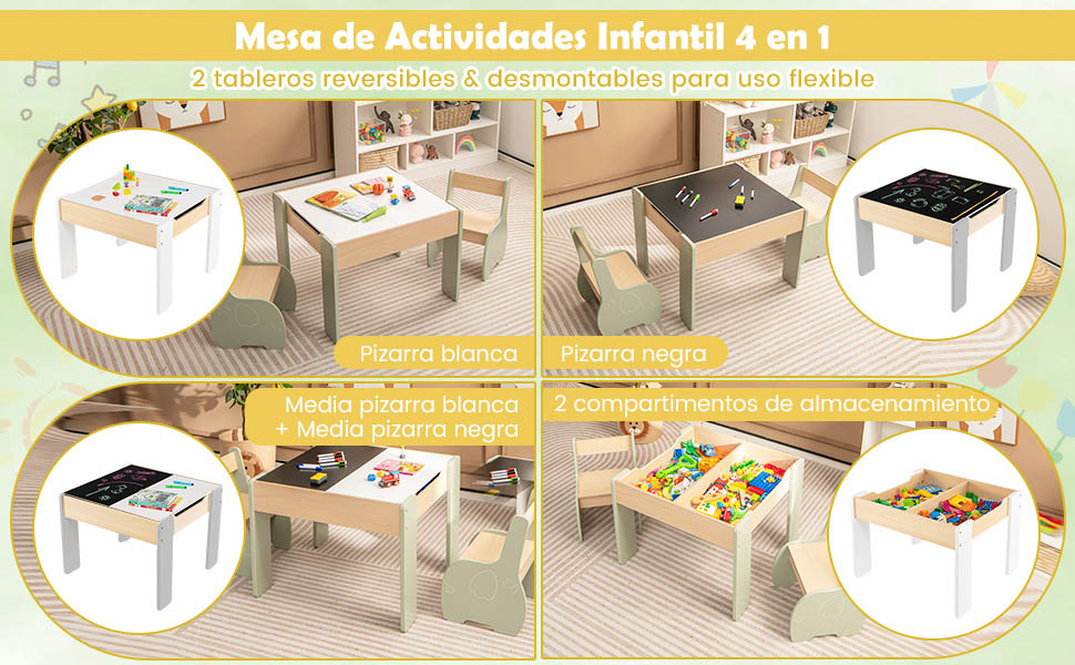 Mesa y sillas infantiles